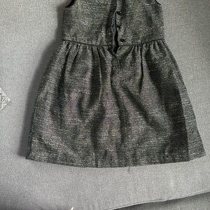 GAP Gray Sleeveless A-Line Sundress for Weddings or Special Occasions